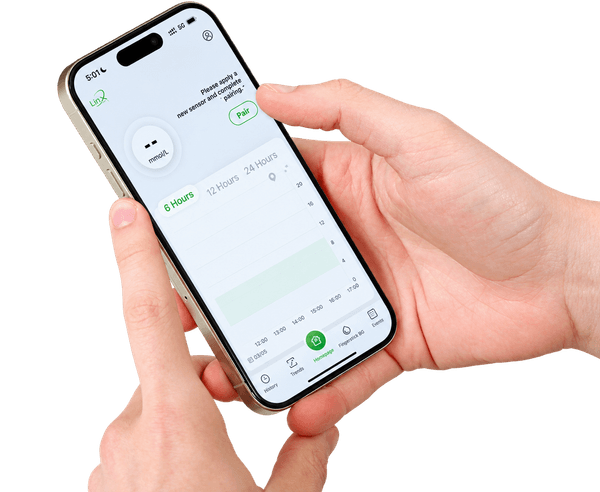 Pairing the sensor with the LinX app
