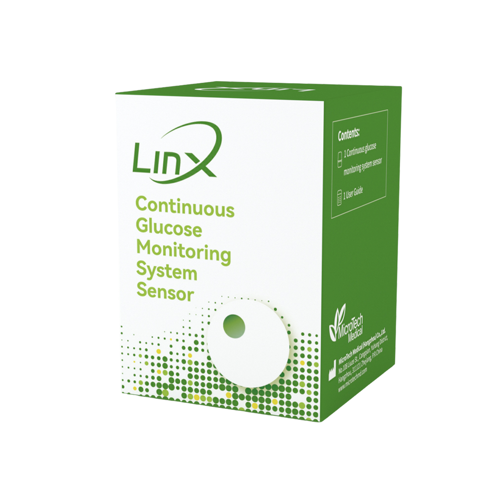 LinX CGM Sensor 2-pack boxes