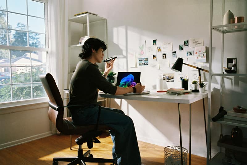Colleagues working at a desk